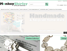 Tablet Screenshot of monkeyshirley.co.uk
